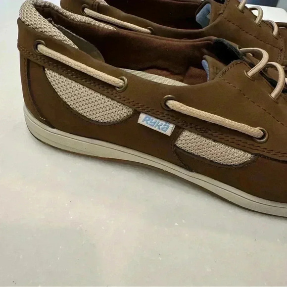 RYKA Women’s Boat Style Slip On Loafers Brown Leather US 9W - Picture 5 of 11